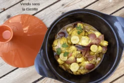Couvercle tajine Cookut en céramique pour L'Incroyable cocotte 24cm + livret de recettes