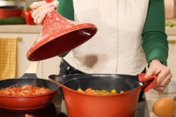 Couvercle tajine Cookut en céramique pour L'Incroyable Cocotte 24cm + livret de recettes