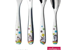 Couverts enfant 4 pièces WMF Licorne en acier inox 18/10 Cromargan