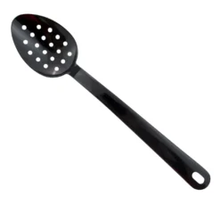 Cuillère de service perforée Exoglass® MATFER professionnelle noire 34cm