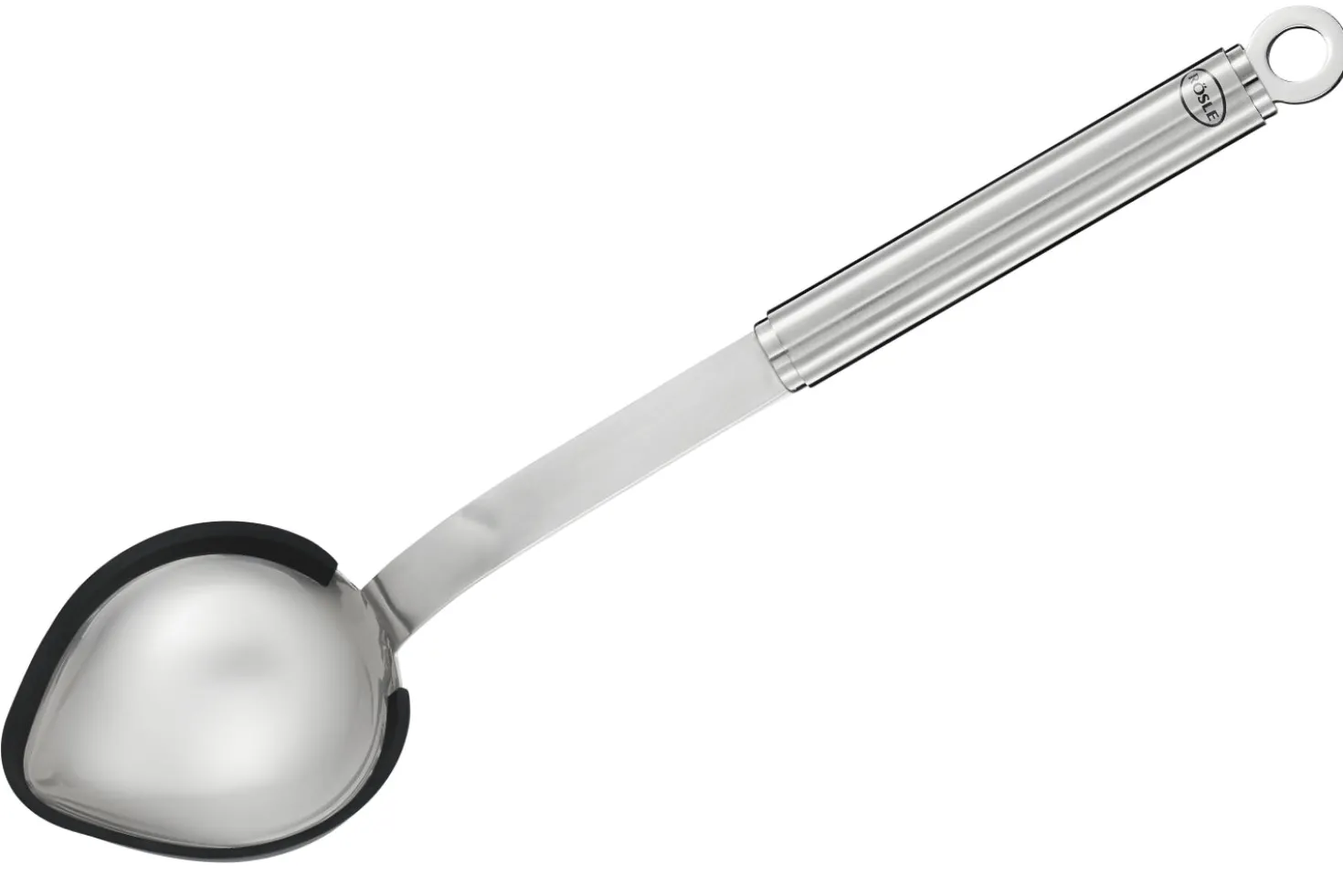 Cuillère de service Rosle en acier inoxydable et silicone