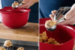 Cuillère à glace Kitchen Aid avec mécanisme à ressort en acier inoxydable