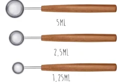 Cuillère à mesurer Triangle Sense acier inox 18/10 manche prunier 1,25ml