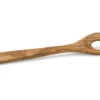 Cuillère à mélanger trouée Continenta en bois d'olivier 30cm