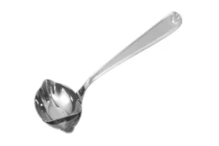 Cuillère à sauce en acier inoxydable pour jus gras et maigre