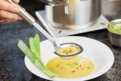 Cuillère à sauce Rosle en acier inoxydable et silicone
