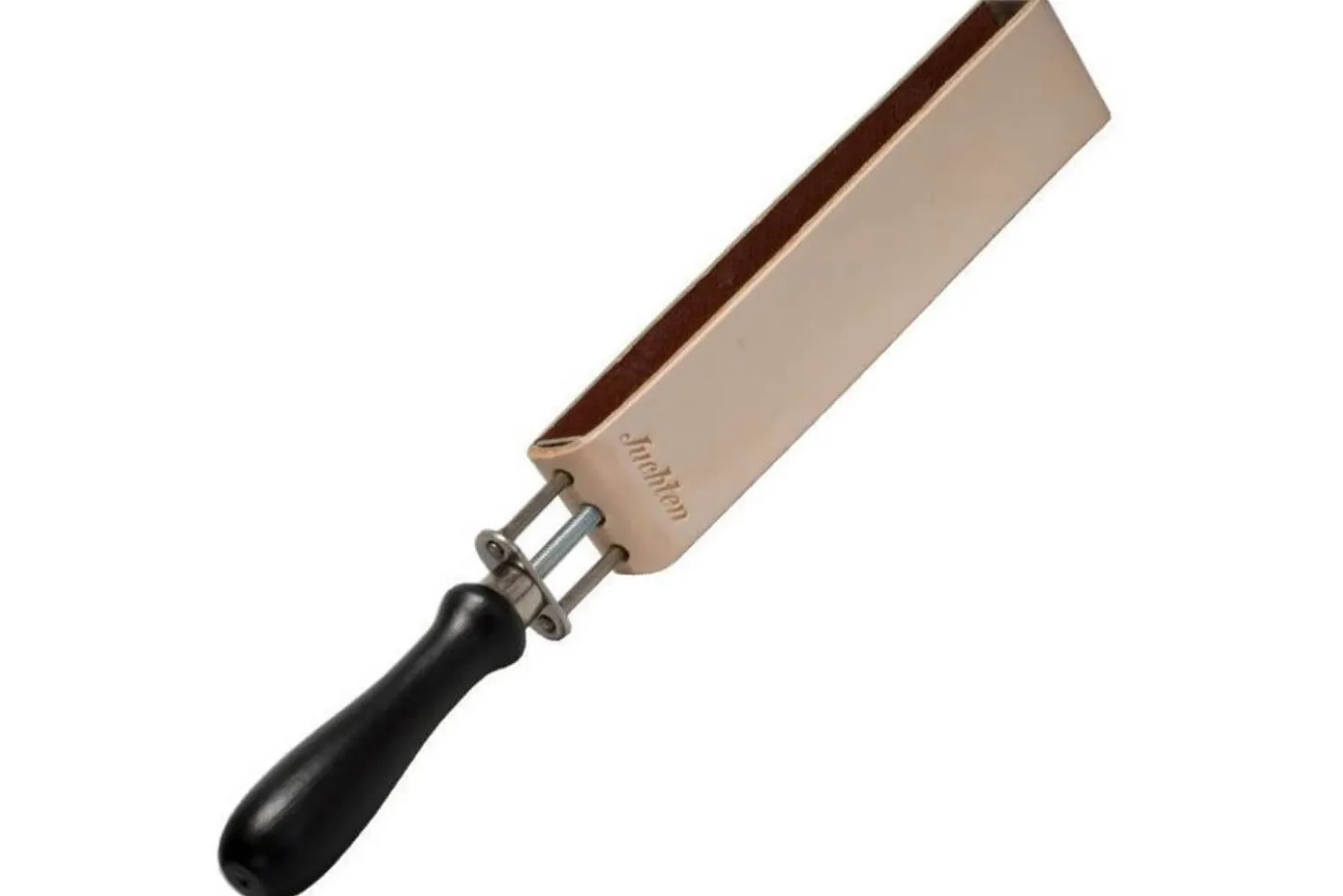 Cuir à rasoir HEROLD tendeur à vis 2 côtés peau 33cm