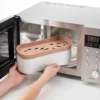 Cuiseur à pâtes rapide Lékué Quick Pasta en silicone platinum