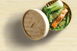 Cuiseur vapeur bambou Kitchen Craft 2 niveaux