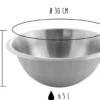 Cul de poule professionnel Matfer 100% acier inox - Diamètre 30cm