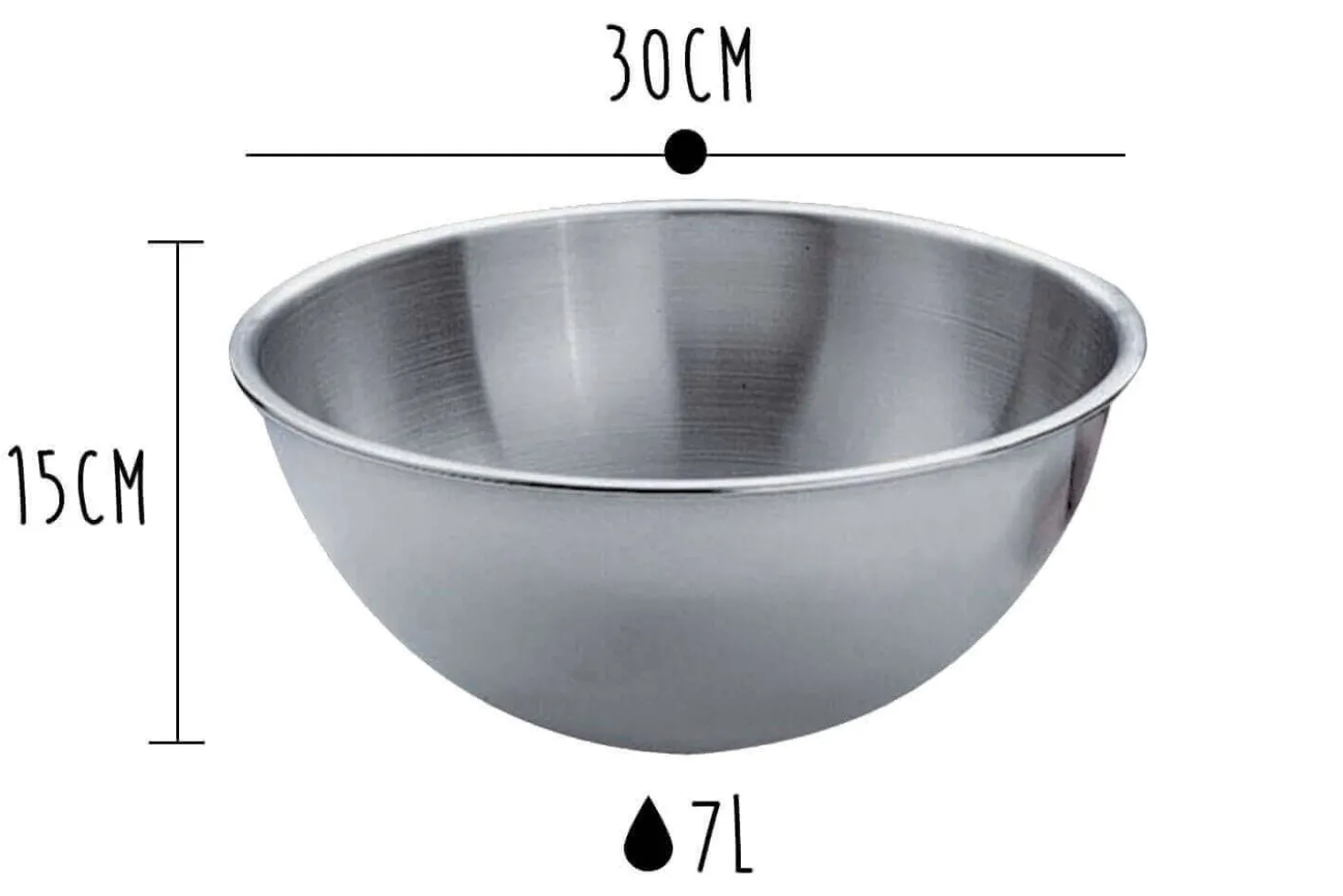 Cul de poule professionnel tout inox