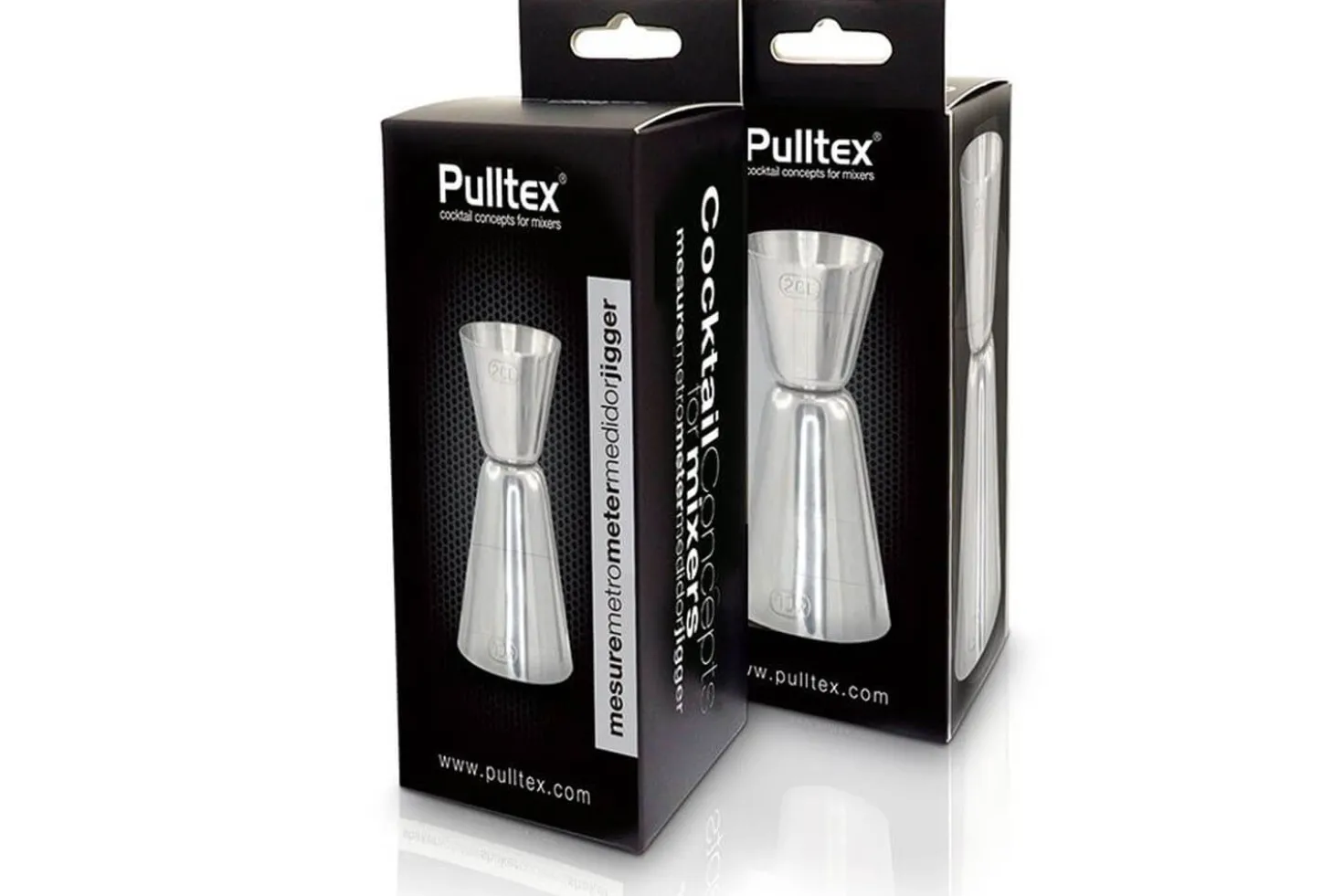 Doseur cocktail Pulltex acier inoxydable 2 et 4 cl