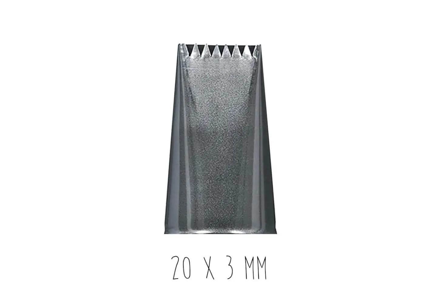 Douille à bûche plate De Buyer inox