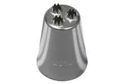 Douille à nid 3 trous cannelés De Buyer inox 31mm