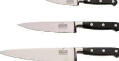 Ensemble de 3 couteaux V. Sabatier : Office 8,5cm + Universel 15cm + Chef 20cm