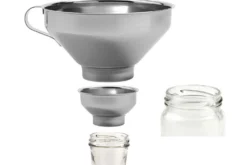 Entonnoir à confiture ø15cm De Buyer en inox à 2 embouts