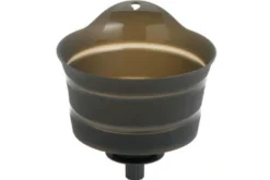 Entonnoir filtrant Mastrad pliable noir en silicone