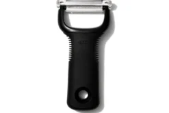 Eplucheur à julienne OXO inox lame crantée manche noir