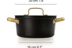 Faitout antiadhésif Arcos Samoa Iconic 20cm
