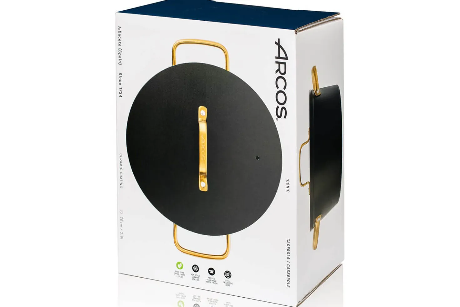 Faitout antiadhésif Arcos Samoa Iconic 20cm