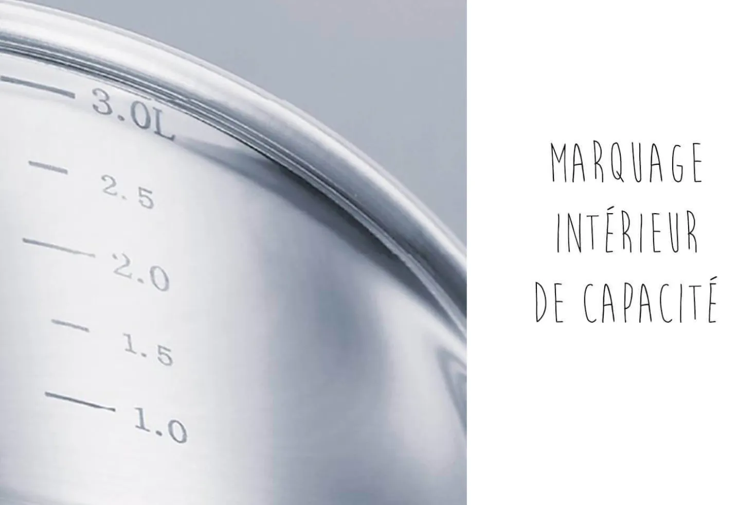 Faitout Beka Chef en inox avec couvercle