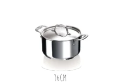 Faitout Beka Chef en inox avec couvercle
