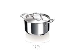 Faitout Beka Chef en inox avec couvercle