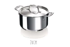 Faitout Beka Chef en inox avec couvercle