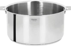 Faitout Cristel Casteline amovible en inox 5 plis