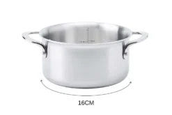 Faitout De Buyer Alchimy en inox 18/10 multicouches 3 plis