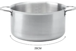 Faitout De Buyer Alchimy en inox 18/10 multicouches 3 plis