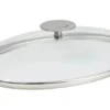 Faitout ovale Cristel Mutine amovible 30cm + grille en inox et couvercle en verre