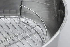 Faitout ovale Cristel Mutine amovible 30cm + grille en inox et couvercle en verre