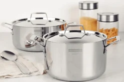 Faitout Tarmontina Grano 4,4L en inox triple couche 24cm