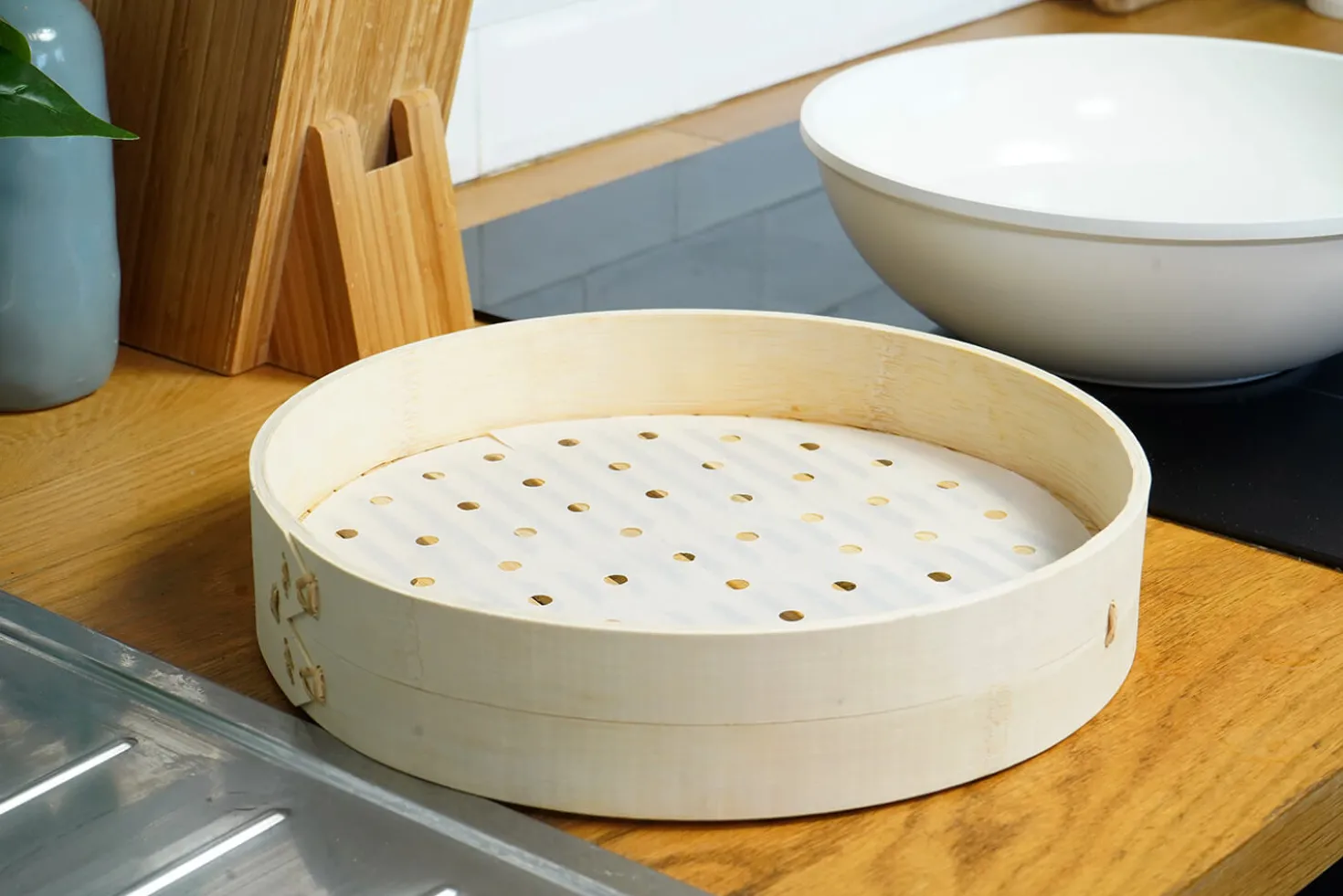 40 Feuilles de cuisson vapeur Cookut perforées pour L'Incroyable Cocotte