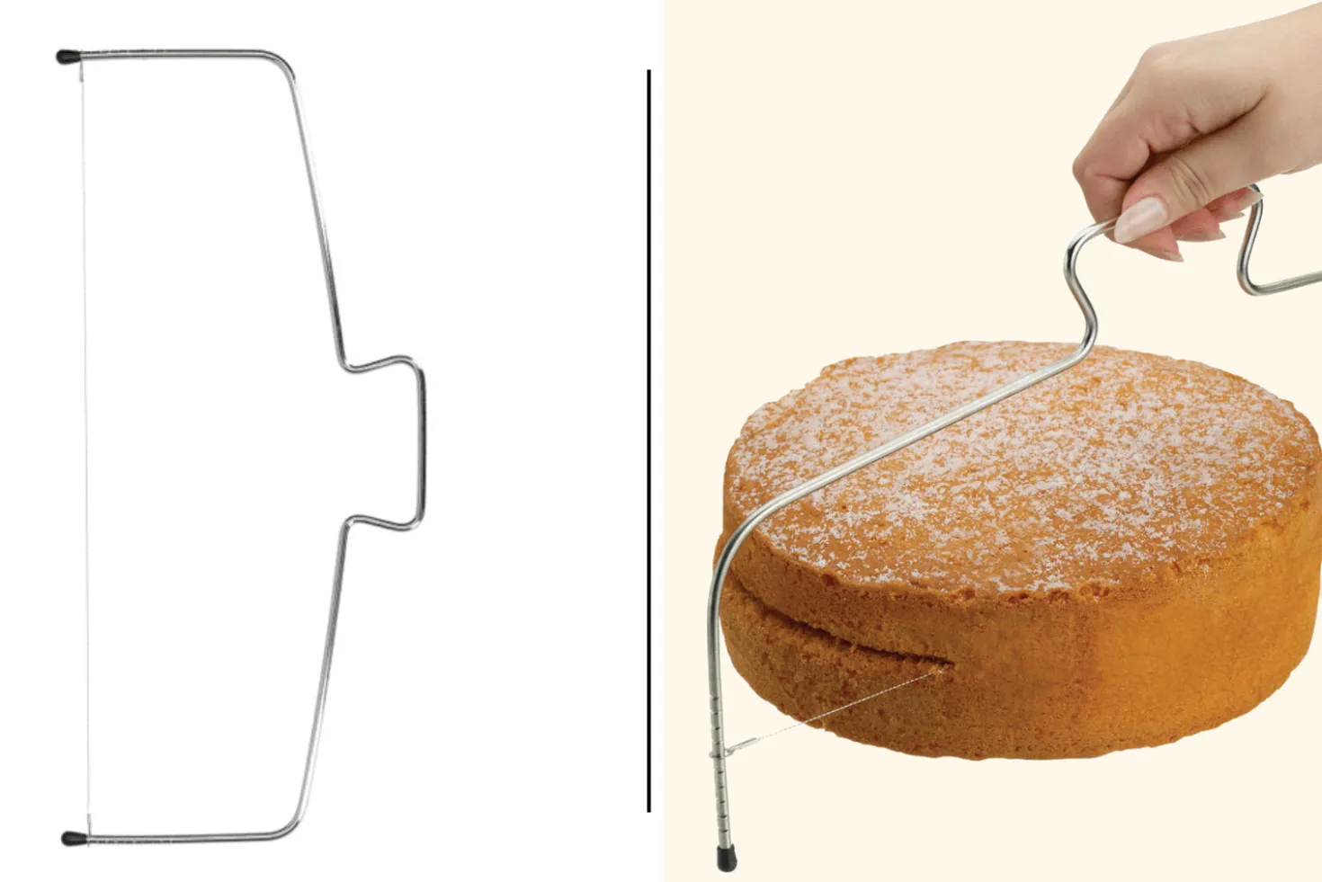 Fil à découper pour gâteaux KitchenCraft Sweetly Does It en acier carbone