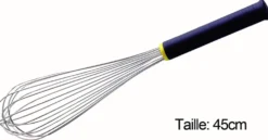 Fouet de cuisine FMC professionnel Matfer 45cm manche Exoglass®
