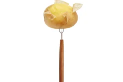 Fourchette à pommes de terre Triangle Sense manche en bois de prunier