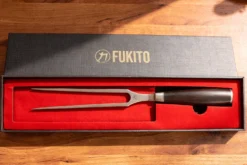 Fourchette à viande 16cm Fukito Ébène