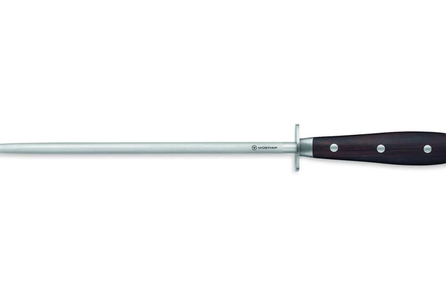 Fusil à aiguiser acier Wüsthof Ikon mèche ronde 26cm grain fin