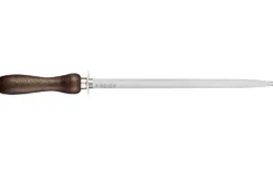 Fusil à aiguiser Fischer mèche ronde 20cm manche en bois