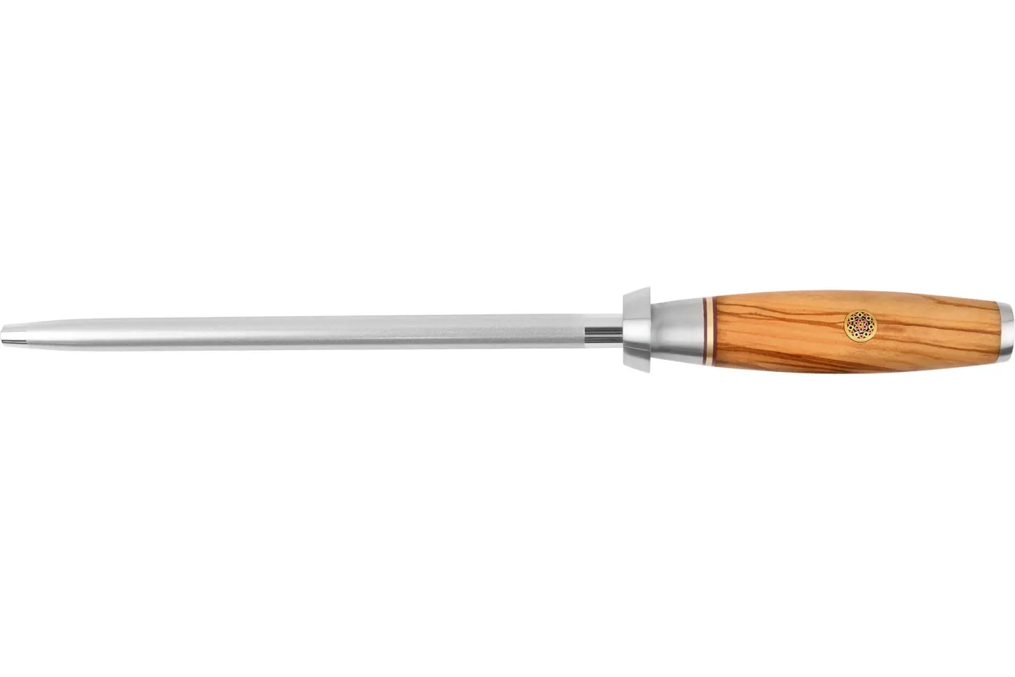 Fusil à aiguiser Fukito Olive diamant mèche ronde 20cm