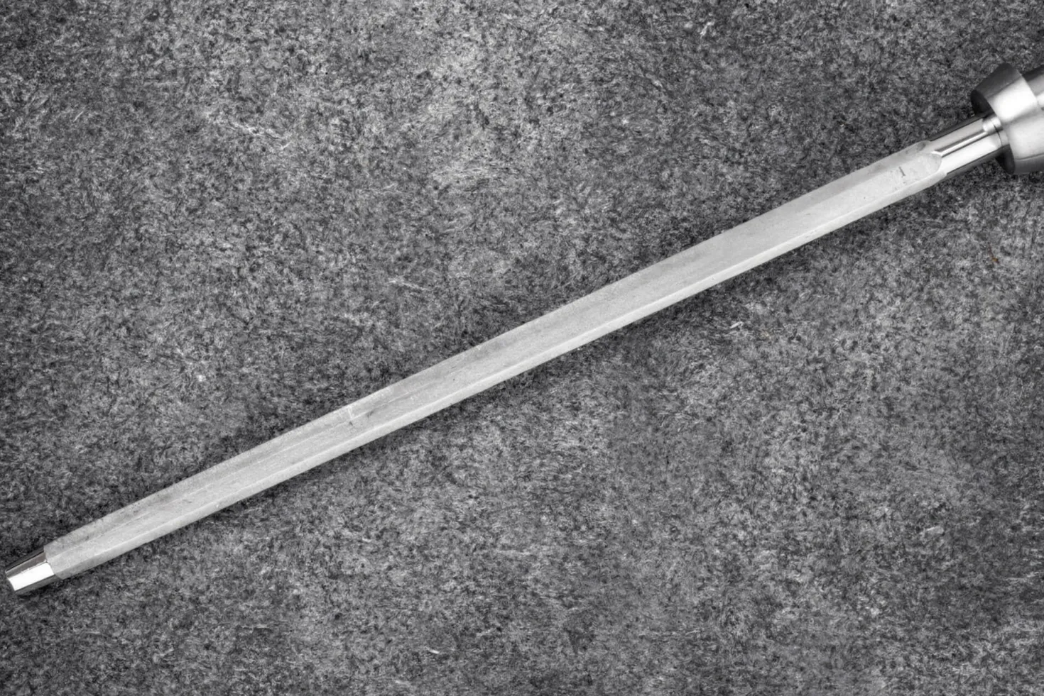 Fusil à aiguiser Fukito Olive diamant mèche ronde 20cm