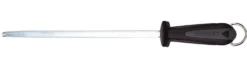 Fusil de boucher FISCHER mèche ronde 30cm grain fin manche noir et gris