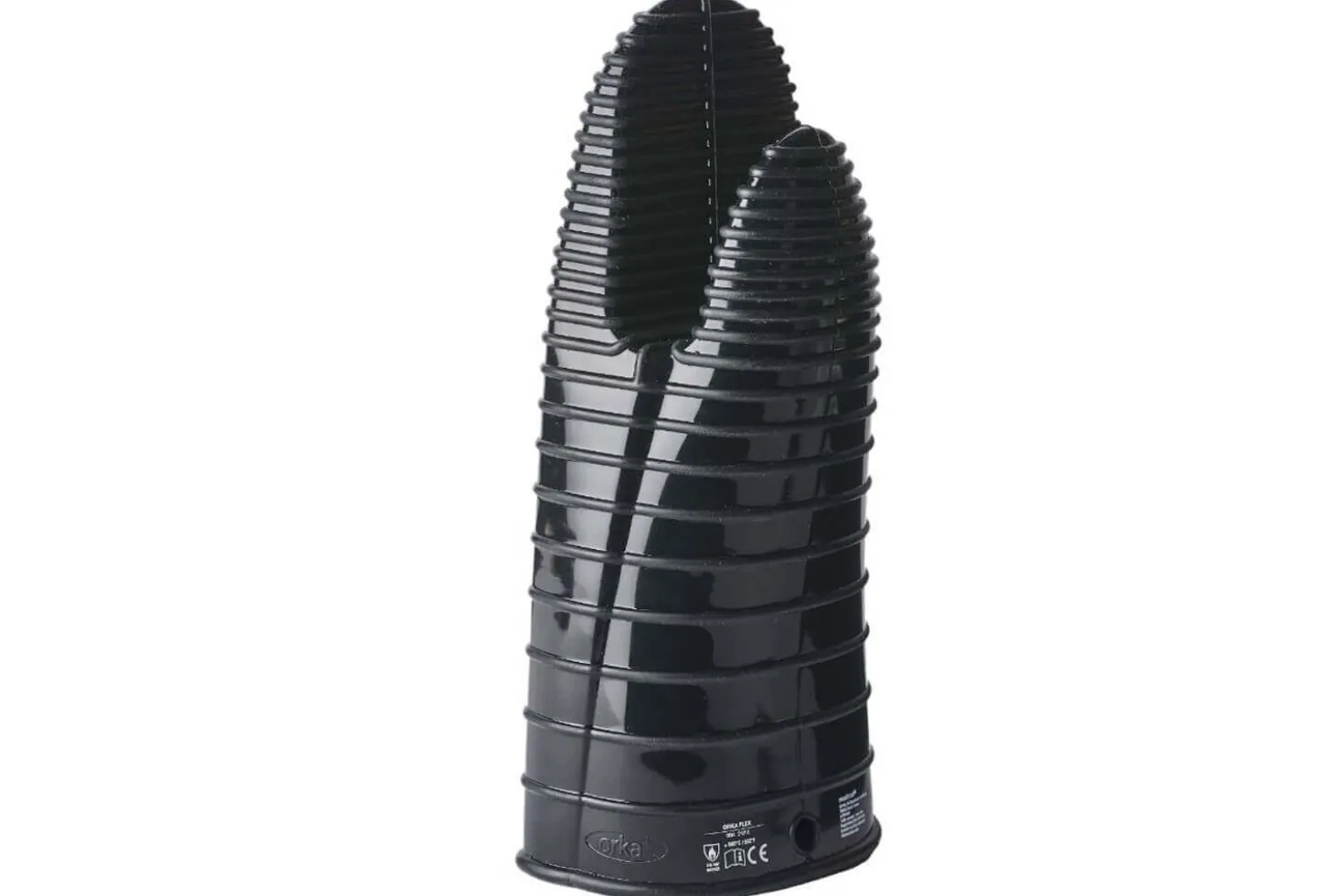 Gant de cuisine Mastrad Orka Flex XXL en silicone noir à rainures
