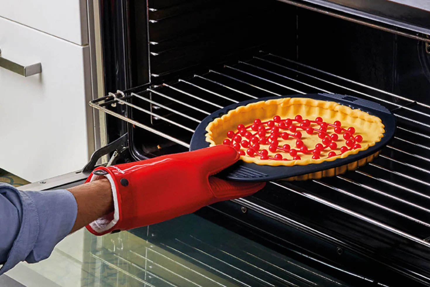 Gant de cuisine Mastrad Orka'Tex en coton et silicone
