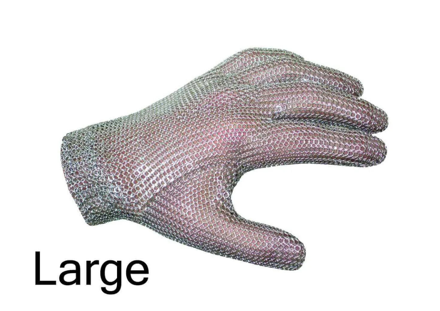 Gant de protection cotte de mailles inox ambidextre WILCO Taille L