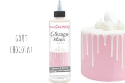 Glaçage blanc prêt à l'emploi Scrapcooking - Goût chocolat 130g