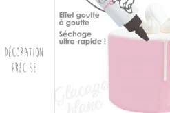 Glaçage blanc prêt à l'emploi Scrapcooking - Goût chocolat 130g