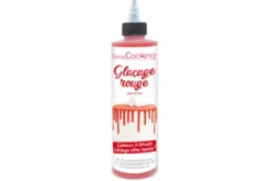 Glaçage rouge prêt à l'emploi Scrapcooking - Goût chocolat 130g